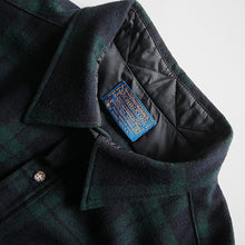 Load image into Gallery viewer, 1970's "PENDLETON" BLACK WATCH WOOL SHIRT (X-LARGE) NEVER WASH