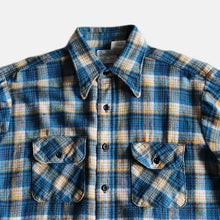 Load image into Gallery viewer, ~1980's "ROOMY RICHARD" COTTON PRINT FLANNEL SHIRT (MINT CONDITION/SZ LARGE)