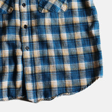 Load image into Gallery viewer, ~1980's "ROOMY RICHARD" COTTON PRINT FLANNEL SHIRT (MINT CONDITION/SZ LARGE)
