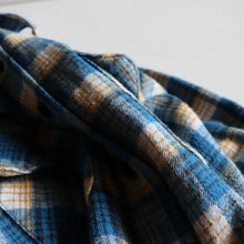 Load image into Gallery viewer, ~1980's "ROOMY RICHARD" COTTON PRINT FLANNEL SHIRT (MINT CONDITION/SZ LARGE)
