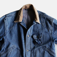 Load image into Gallery viewer, "POLO RALPH LAUREN" DENIM HUNTING JACKET (SZ LARGE)