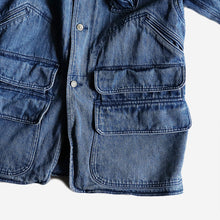 Load image into Gallery viewer, "POLO RALPH LAUREN" DENIM HUNTING JACKET (SZ LARGE)