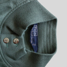 画像をギャラリービューアに読み込む, "RALPH LAUREN" LINEN HARRINGTON JACKET (SZ XL / NEAR DEADSTOCK / 1990's