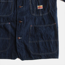 Load image into Gallery viewer, 1950's "PAY-DAY" DENIM COVERALL (MINT CONDITION) SZ ABOUT 36-38