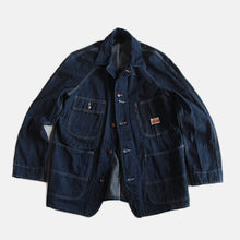 Load image into Gallery viewer, 1950's "PAY-DAY" DENIM COVERALL (MINT CONDITION) SZ ABOUT 36-38