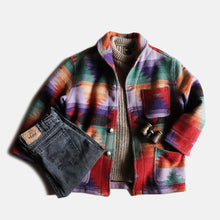 Load image into Gallery viewer, 1990's "POLO COUNTRY" NATIVE RUG JACKET (GOOD PATTERN) SZ LARGE