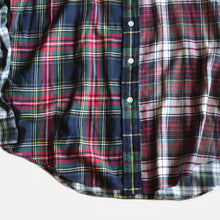 画像をギャラリービューアに読み込む, VINAGE "RALPH LAUREN" CRAZY PATTERN COTTON B.D L/S SHIRT (X-LARGE)