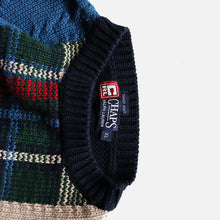 画像をギャラリービューアに読み込む, 1990's "RALPH LAUREN" COTTON KNIT (SZ X-LARGE / PATCHWORK / GOOD CONDITION)