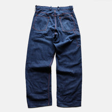 Load image into Gallery viewer, ~1950's "CRAFTS MAN" DENIM WORK PAINTER PANTS (SZ W33 / VERY GOOD CONDITION)