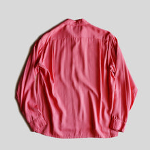 画像をギャラリービューアに読み込む, 1950's~ "GOBBIES" PINK RAYON BOX SHIRT (SZ LARGE / GOOD CONDITION)