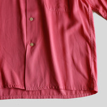 画像をギャラリービューアに読み込む, 1950's~ "GOBBIES" PINK RAYON BOX SHIRT (SZ LARGE / GOOD CONDITION)
