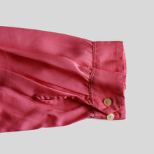 画像をギャラリービューアに読み込む, 1950's~ "GOBBIES" PINK RAYON BOX SHIRT (SZ LARGE / GOOD CONDITION)