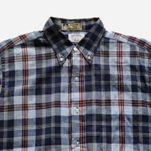 Load image into Gallery viewer, 1960's "LB" MADRAS COTTON B.D SHIRT (SZ MEDIUM / DEADSTOCK)