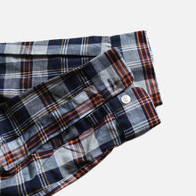 Load image into Gallery viewer, 1960's "LB" MADRAS COTTON B.D SHIRT (SZ MEDIUM / DEADSTOCK)