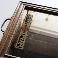 画像をギャラリービューアに読み込む, "PETERS SHOES" ADVERTISING SHOES MIRROR