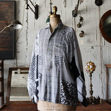 Load image into Gallery viewer, 1960's PATCHWORK COTTON SHIRT (SZ LARGE/ HOMEMADE)