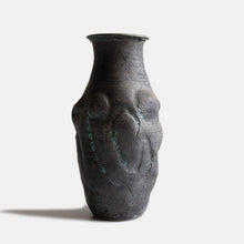 Load image into Gallery viewer, VINTAGE INDIAN FLOWER VASE WITH TURQUOISE
