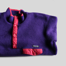 画像をギャラリービューアに読み込む, ~1990's "PATAGONIA" SNAP PULLOVER FLEECE (SZ XL / EGGPLANT / GOOD CONDITION)