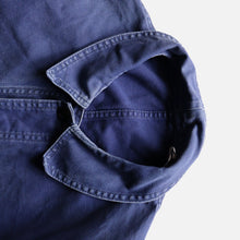 画像をギャラリービューアに読み込む, 1950's FRENCH WORK JACKET MODOFIED PATCH POCKET (SZ MEDIUM / GOOD FADE)