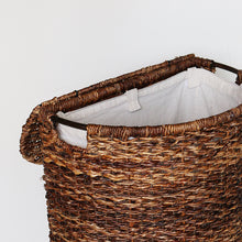 画像をギャラリービューアに読み込む, VINTAGE RATTAN STAND BASKET (BEAUTIFUL DESIGN)