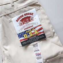 画像をギャラリービューアに読み込む, 1990's~ "ROUND HOUSE" DOUBLE KNEE PAINTER PANTS (W34×L34 / DEADSTOCK)