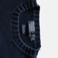 画像をギャラリービューアに読み込む, "RALPH LAUREN" AMERICAN FLAG COTTON SWEATER (SZ XL / GOOD CONDITION)