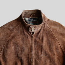 Load image into Gallery viewer, 1990's "RALPH LAUREN" SUEDE LEATHER JACKET (SZ XL / GOOD CONDITION)