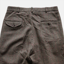 Load image into Gallery viewer, 1990's "RALPH RAULEN" HOUND'S TOOTH WOOL SLACKS (W32×L30 / GOOD CONDITION)