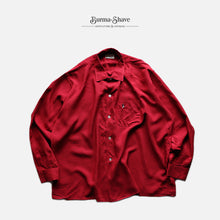 Load image into Gallery viewer, ~1960's "BALSAM" RAYON BOX SHIRT (SZ XL / BIG SIZE / MINT CONDITION)