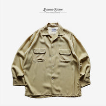 Load image into Gallery viewer, 1950's GABARDINE L/S SHIRT (SZ MEDIUM / GOOD CONDITION)