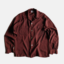 Load image into Gallery viewer, 1950's "CRAN BROOK" RAYON BOX SHIRT (MINT CONDITION / SZ14 HALF)
