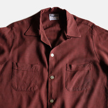 Load image into Gallery viewer, 1950's "CRAN BROOK" RAYON BOX SHIRT (MINT CONDITION / SZ14 HALF)
