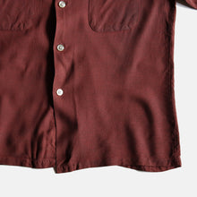 Load image into Gallery viewer, 1950's "CRAN BROOK" RAYON BOX SHIRT (MINT CONDITION / SZ14 HALF)