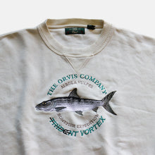 画像をギャラリービューアに読み込む, 1990's "ORVIS" COTTON SWEAT SHIRT (SZ MEDIUM / BONE FISH / ECRU )