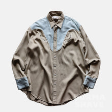 Load image into Gallery viewer, ~1980's "ROCKMOUNT" RAYON WESTERN SHIRT (SZ LARGE / NEAR DEADSTOCK)