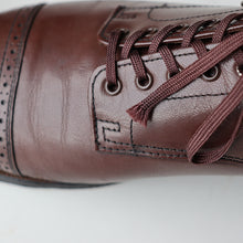 Load image into Gallery viewer, 1980's "SACY SDAMS" KID SKIN LEATHER SHOES (SZ 9HALF)