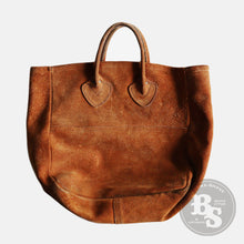 画像をギャラリービューアに読み込む, 1980's "L.L.BEAN" BROWN SUEDE LEATHER  TOTE