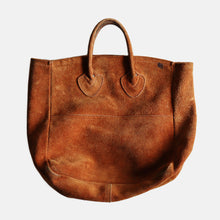 画像をギャラリービューアに読み込む, 1980's "L.L.BEAN" BROWN SUEDE LEATHER  TOTE