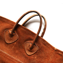 画像をギャラリービューアに読み込む, 1980's "L.L.BEAN" BROWN SUEDE LEATHER  TOTE