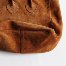 画像をギャラリービューアに読み込む, 1980's "L.L.BEAN" BROWN SUEDE LEATHER  TOTE