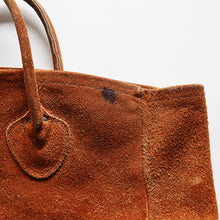 画像をギャラリービューアに読み込む, 1980's "L.L.BEAN" BROWN SUEDE LEATHER  TOTE