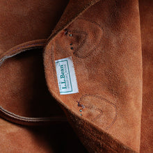 画像をギャラリービューアに読み込む, 1980's "L.L.BEAN" SUEDE TOTE (SZ LARGE / MINT CONDITION)