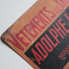 Load image into Gallery viewer, VINTAGE "ADOLPH LAFONT" HOLO SIGN