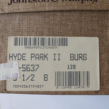 Load image into Gallery viewer, "JOHNSTON&MURPHY" DRESS SHOES WITH BOX (SZ 9H / DEADSTOCK / AROUND 1990's)