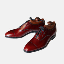 Load image into Gallery viewer, "JOHNSTON&MURPHY" DRESS SHOES WITH BOX (SZ 9H / DEADSTOCK / AROUND 1990's)