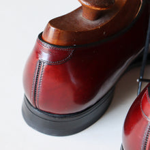Load image into Gallery viewer, "JOHNSTON&MURPHY" DRESS SHOES WITH BOX (SZ 9H / DEADSTOCK / AROUND 1990's)