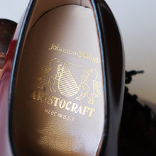 Load image into Gallery viewer, "JOHNSTON&MURPHY" DRESS SHOES WITH BOX (SZ 9H / DEADSTOCK / AROUND 1990's)