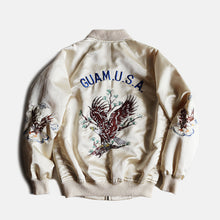 Load image into Gallery viewer, ~1980's SATEEN SOUVENIR JACKET (SZ MEDIUM / GOOD CONDITION)