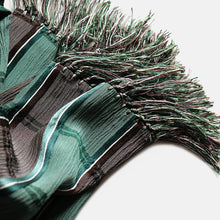 Load image into Gallery viewer, 1950's FRINGE RAYON STOLE