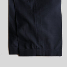 Load image into Gallery viewer, 1960's COTTON POLY SLACKS (W33×L29 / NAVY / GOOD CONDITION)